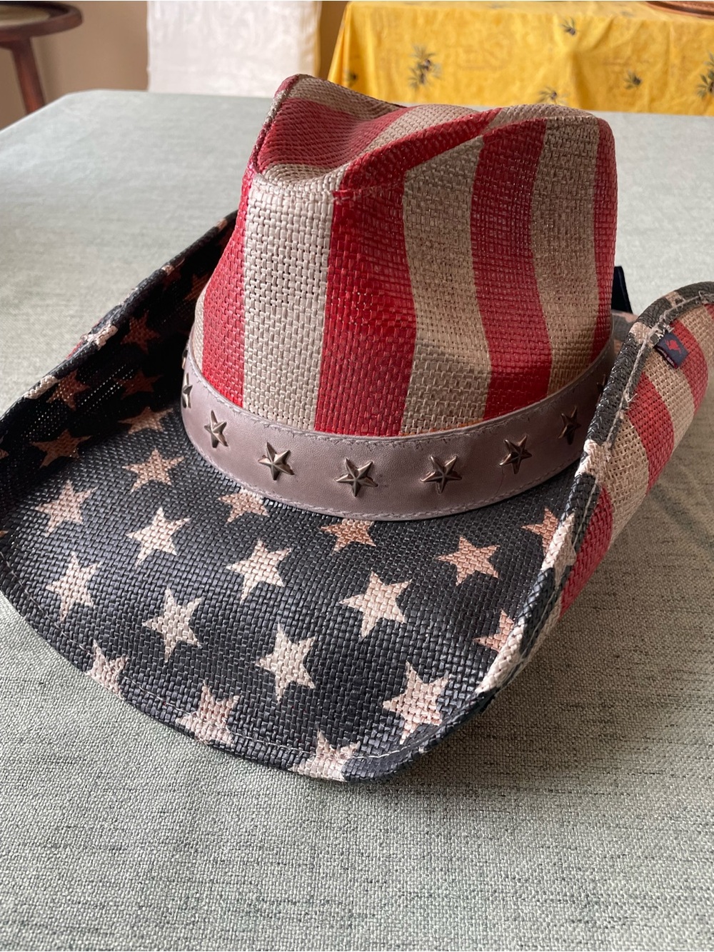 Peter Grimm  Patriotic Cowboy Hat - Red, White, Blue